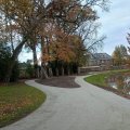 Nachhaltige und funktionale wassergebundene wegedecke