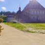 Komex Bio Naturel Schloss Ludenscheid Wanderweg Bouleplatz wassergebundene wegedecke Koersmix Barockgarten